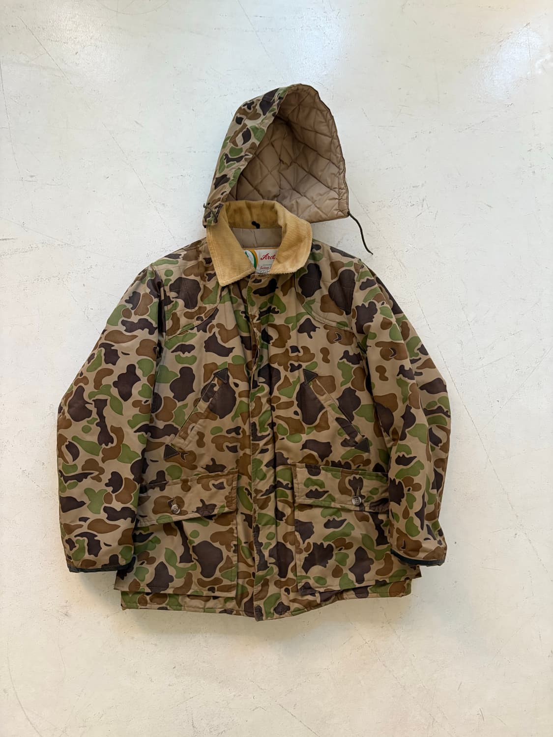 70‘s Woods Arctic Duck camo Down Parka. 상품이미지1