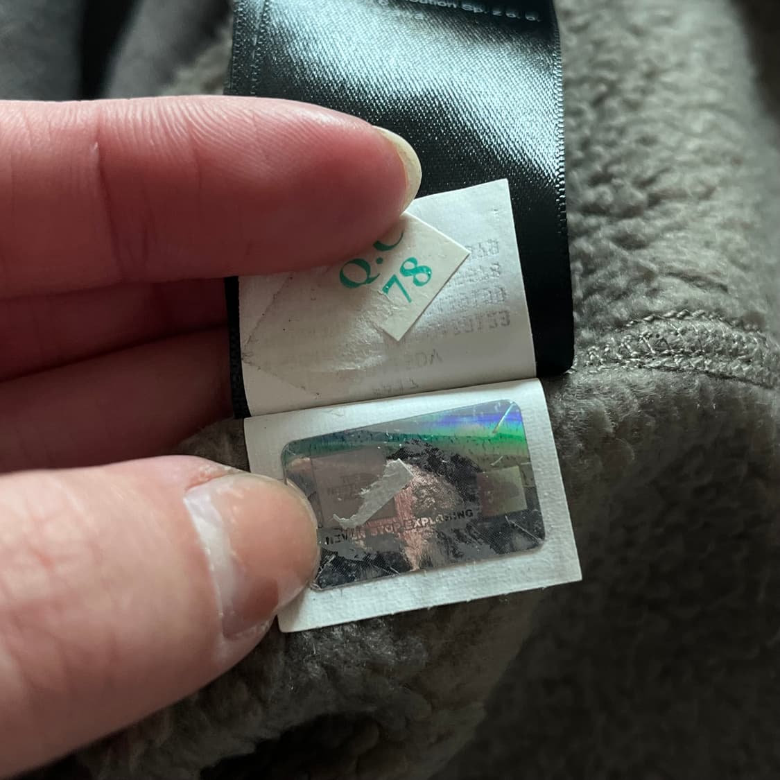 노스페이스 자수 로고 브라운 트랙탑 져지 상품이미지5