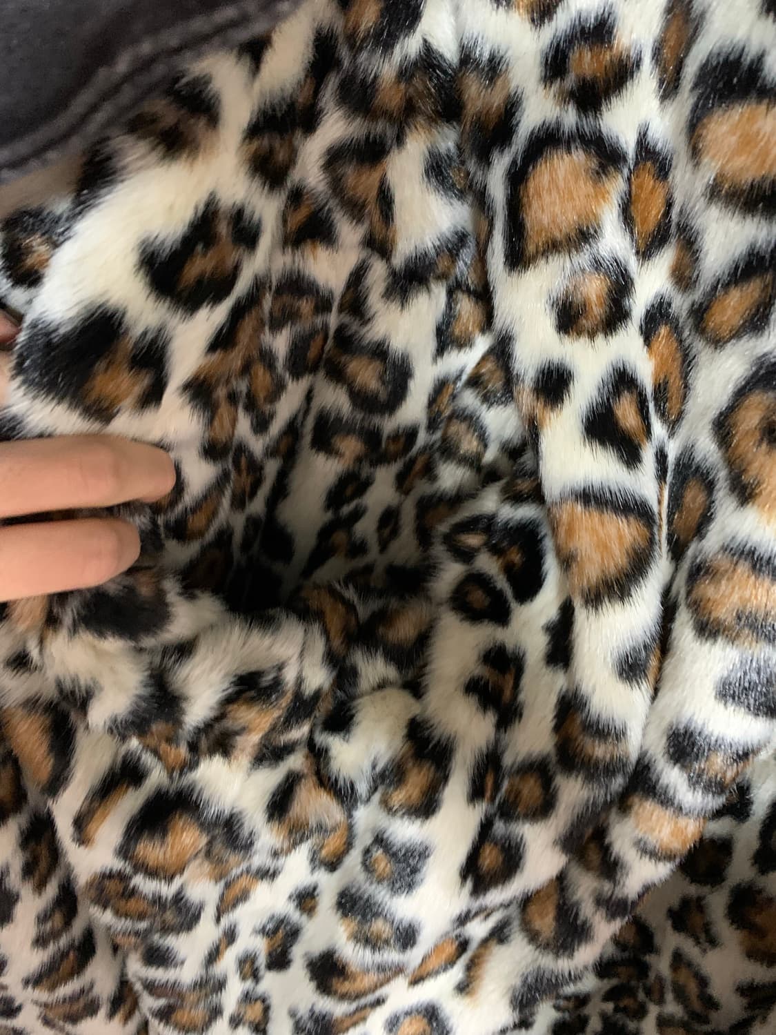 SJYP 레오파드 퍼 데님자켓 M사이즈 상품이미지2