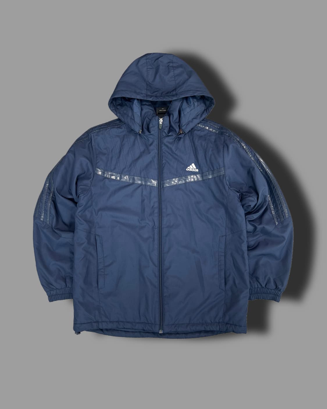 아디다스 네이비 후드 바람막이 점퍼 M 상품이미지4