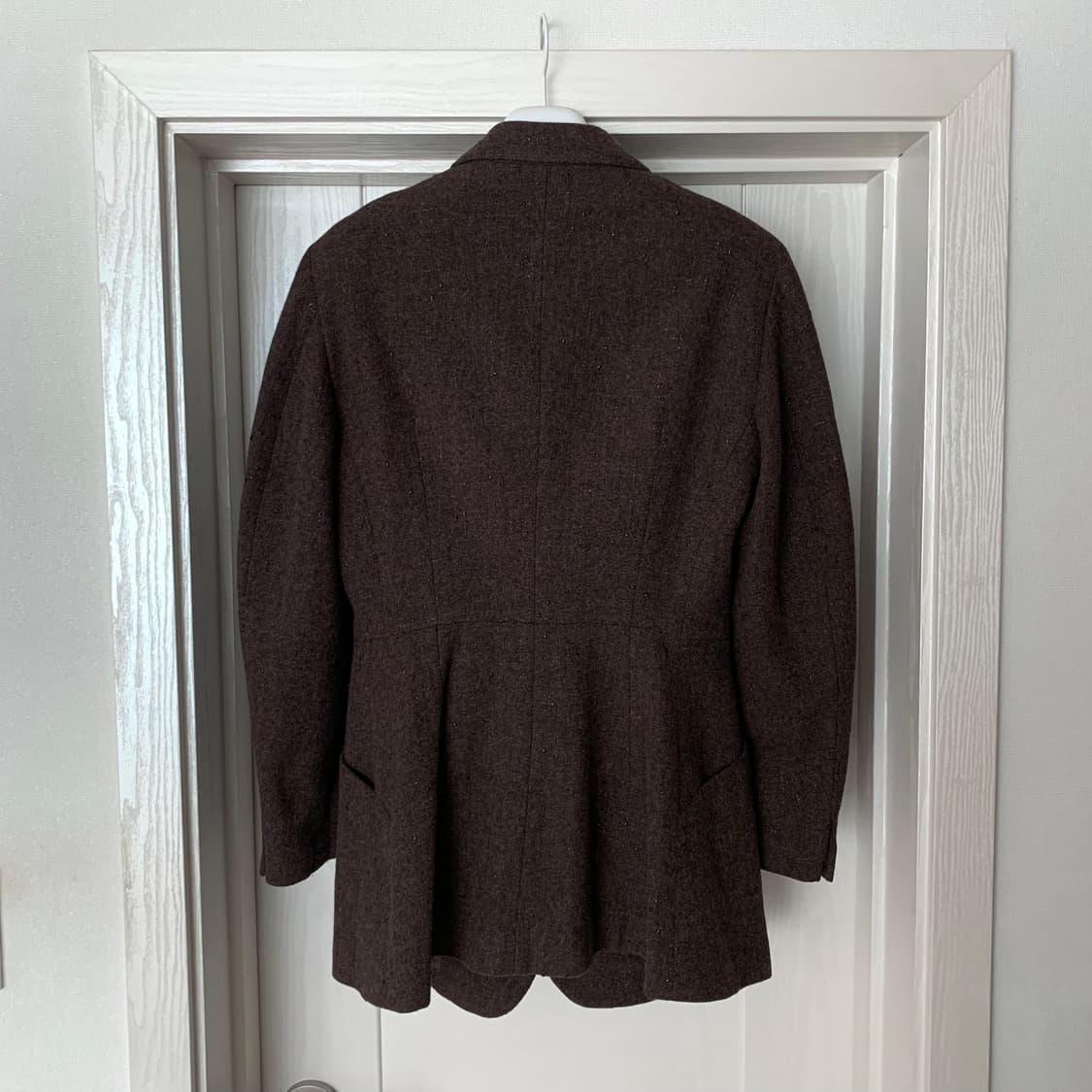 이세이 미야케 브라운 패널 울 자켓 블레이저 상품이미지5