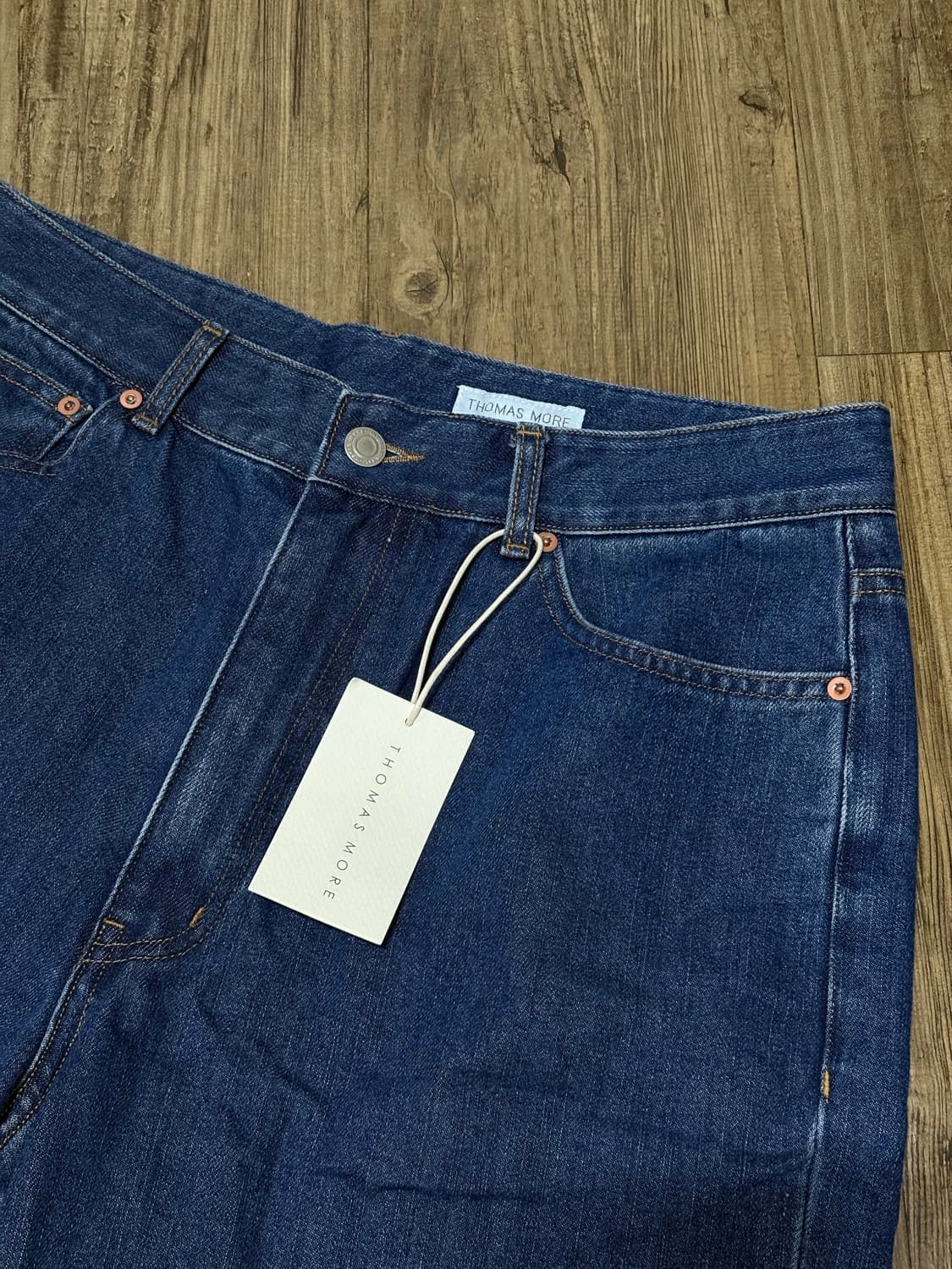 토마스모어 오가닉 와이드 데님팬츠34(XL) 상품이미지2