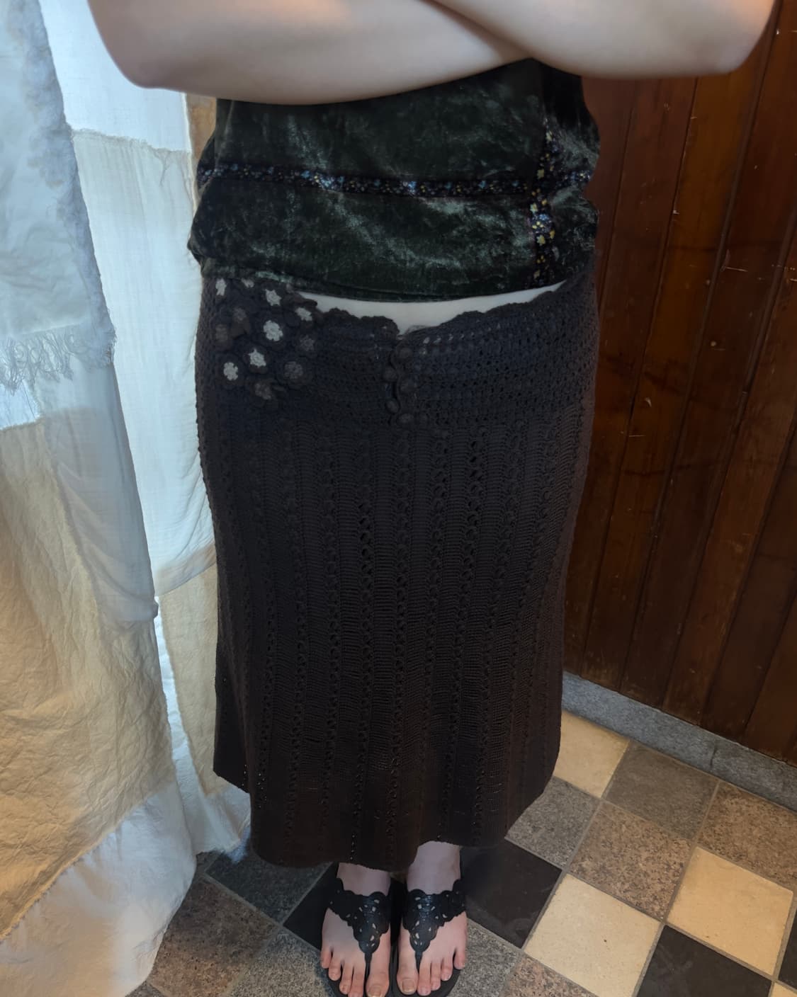 les habits crochet skirt 상품이미지2