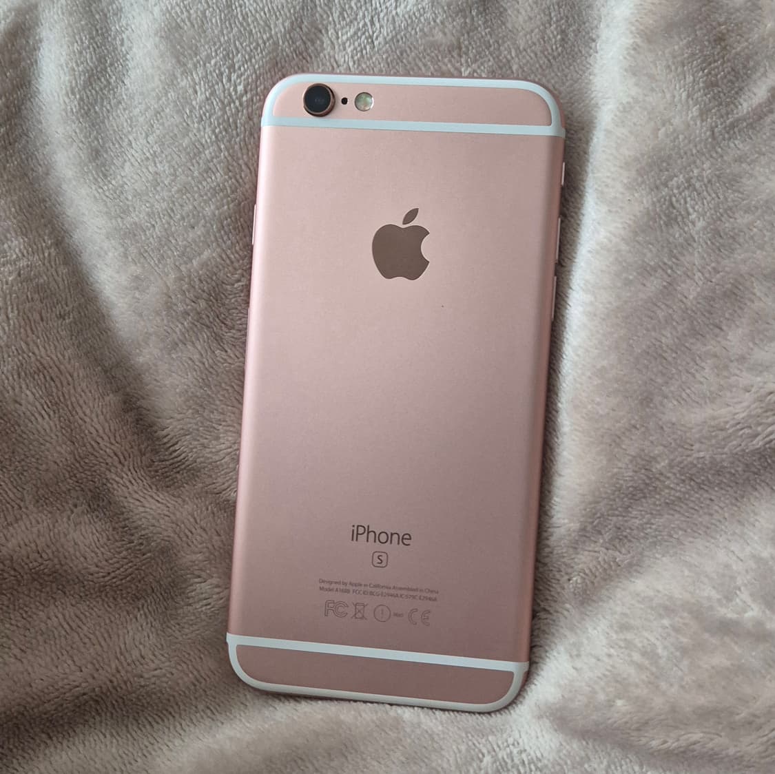 순정) 아이폰6s 로즈골드 128기가 배터리효율100% 무음카메라 공기계 상품이미지1