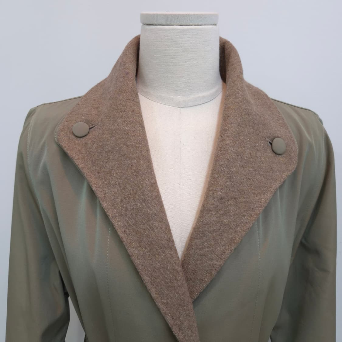 울혼방 탈부착 안감 벨트코트 롱코트 상품이미지2