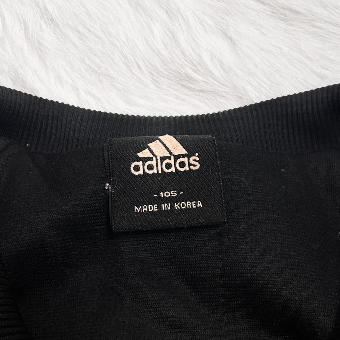 아디다스 빅로고 블랙 누빔 자켓 상품이미지8