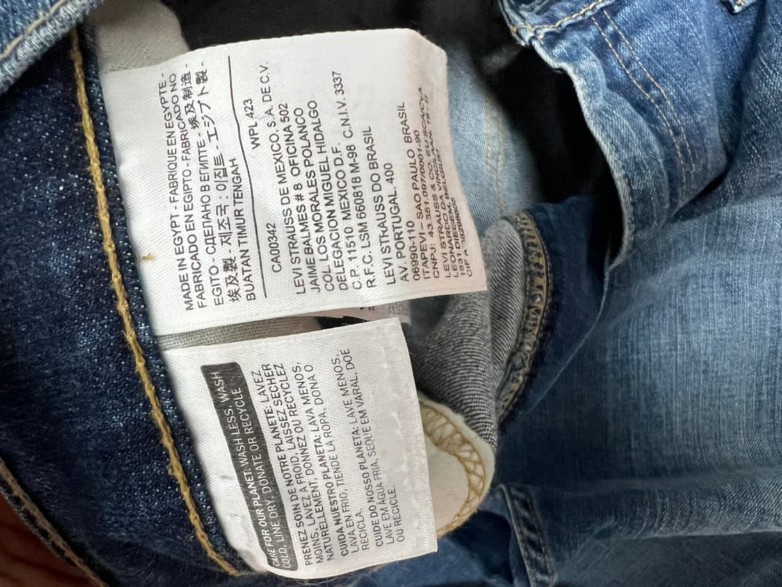 리바이스 514 스트레이트핏 허리36 기장30 상품이미지5