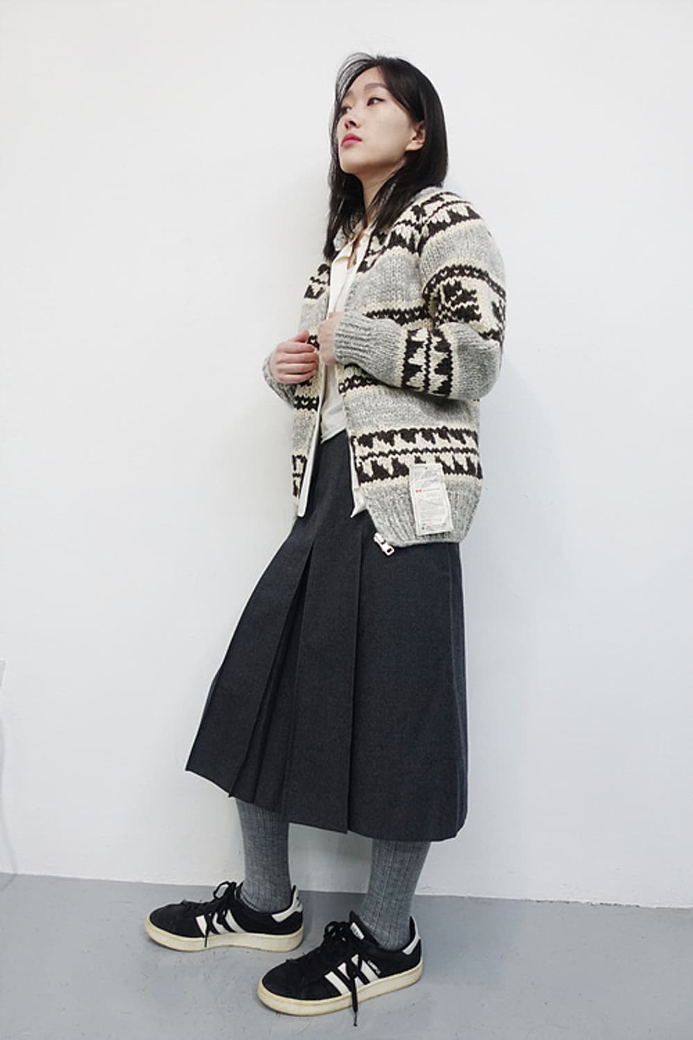 Tuck 코위찬 니트 가디건 자켓 상품이미지2