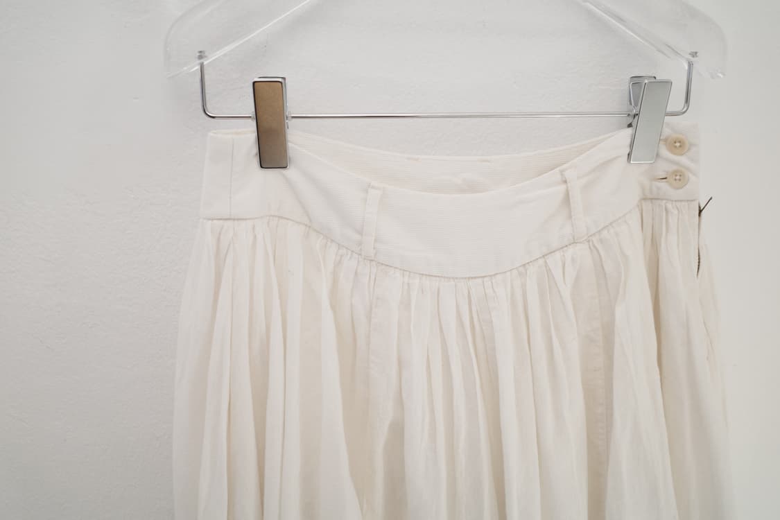 Corduroy waist skirt layered pants 상품이미지7
