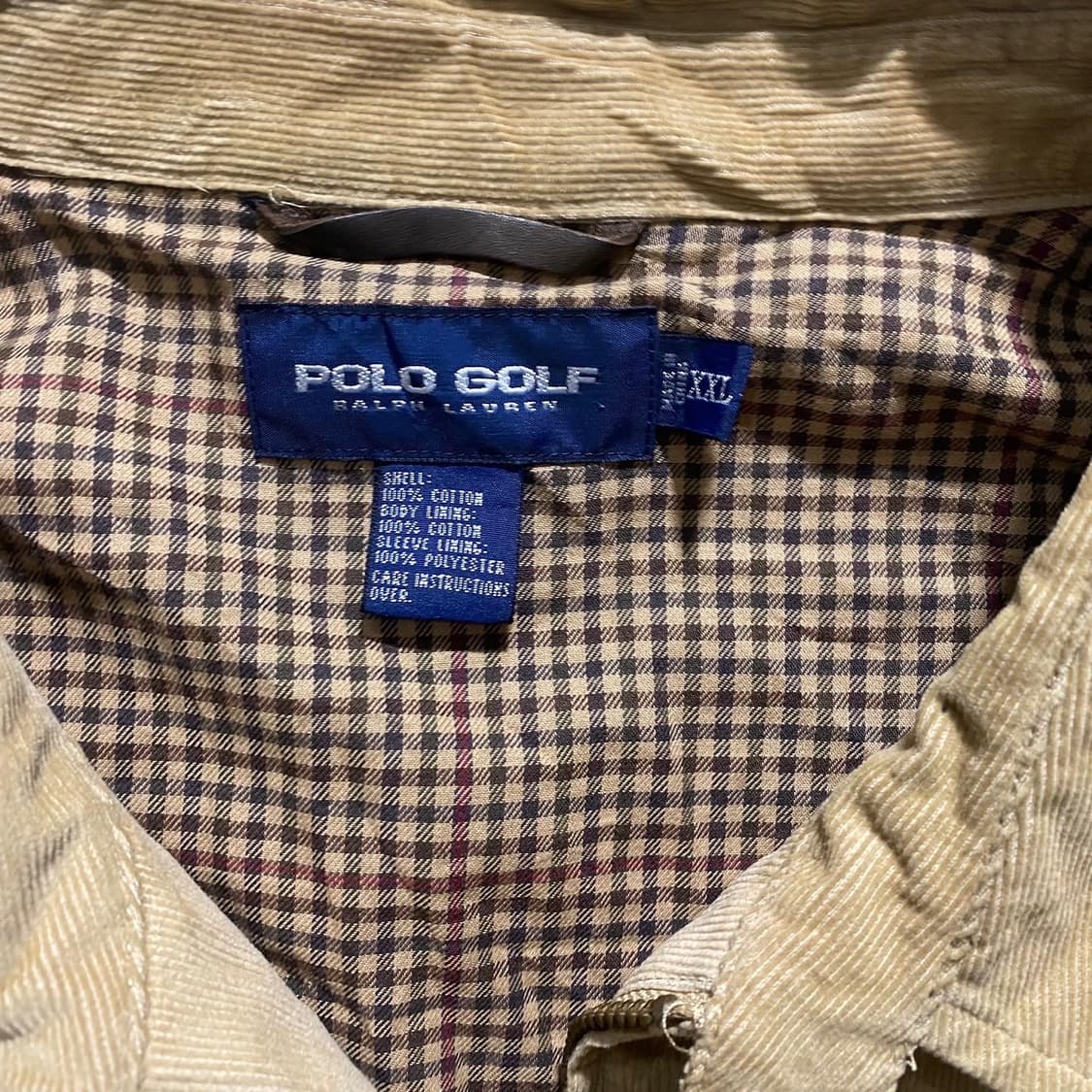 폴로 골프 골덴 코듀로이 블루종 자켓 상품이미지4