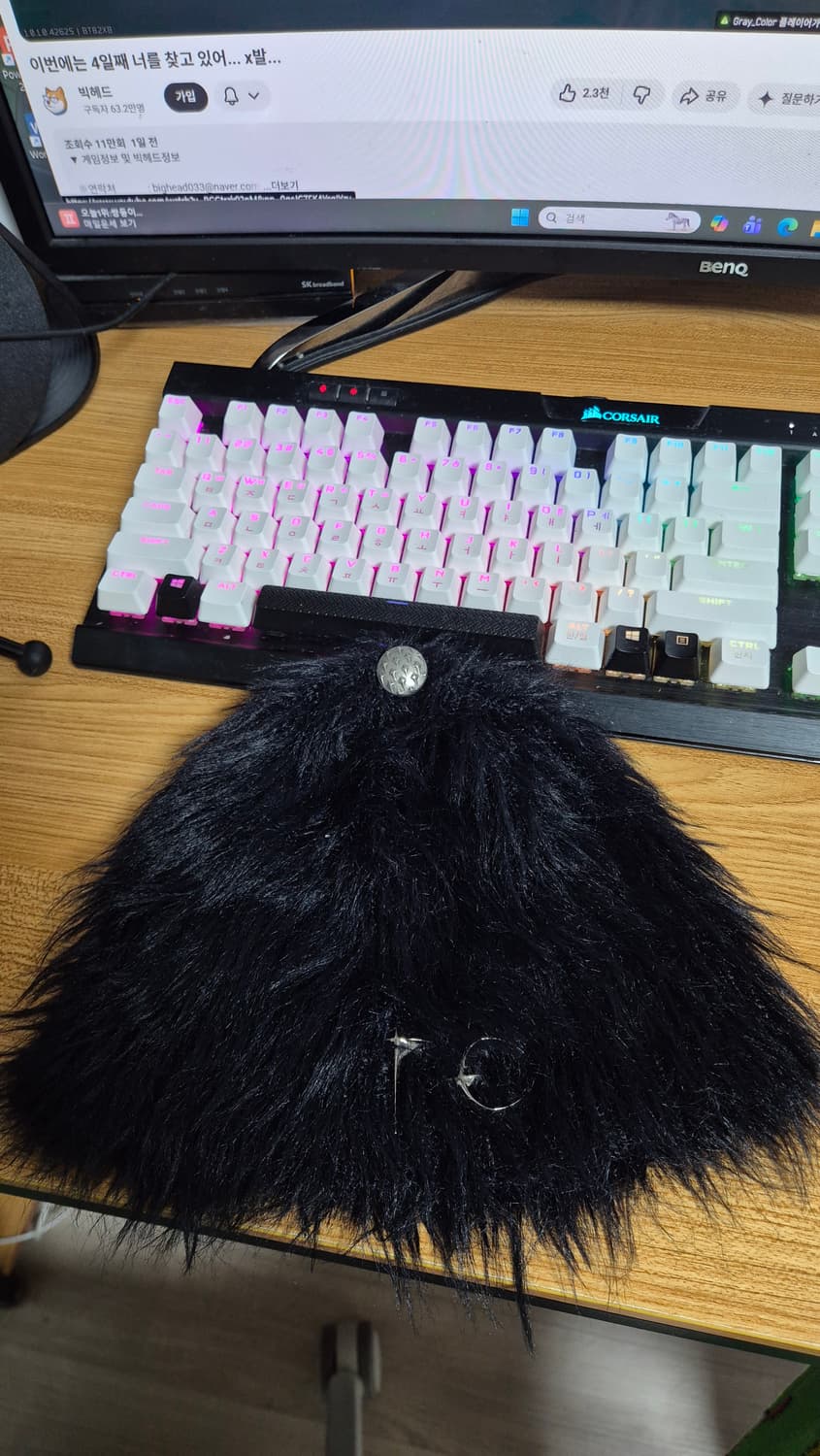 떠그클럽 키메라 비니 블랙 상품이미지1