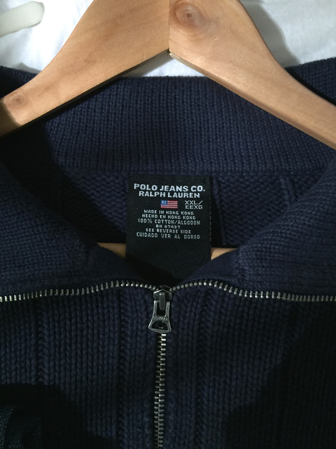 (MAN) 폴로랄프로렌 니트반집업 XXL 상품이미지3