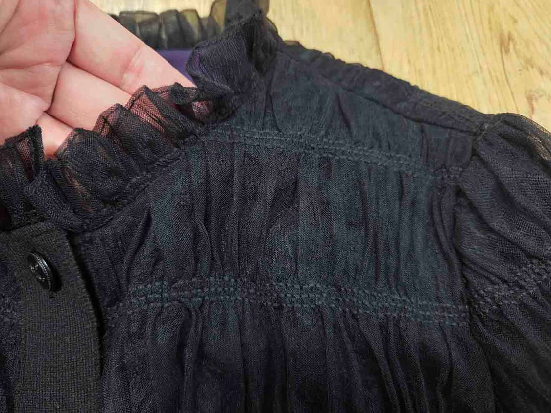 잇미샤(it michaa) 니트블록 레이스블라우스 55 상품이미지6