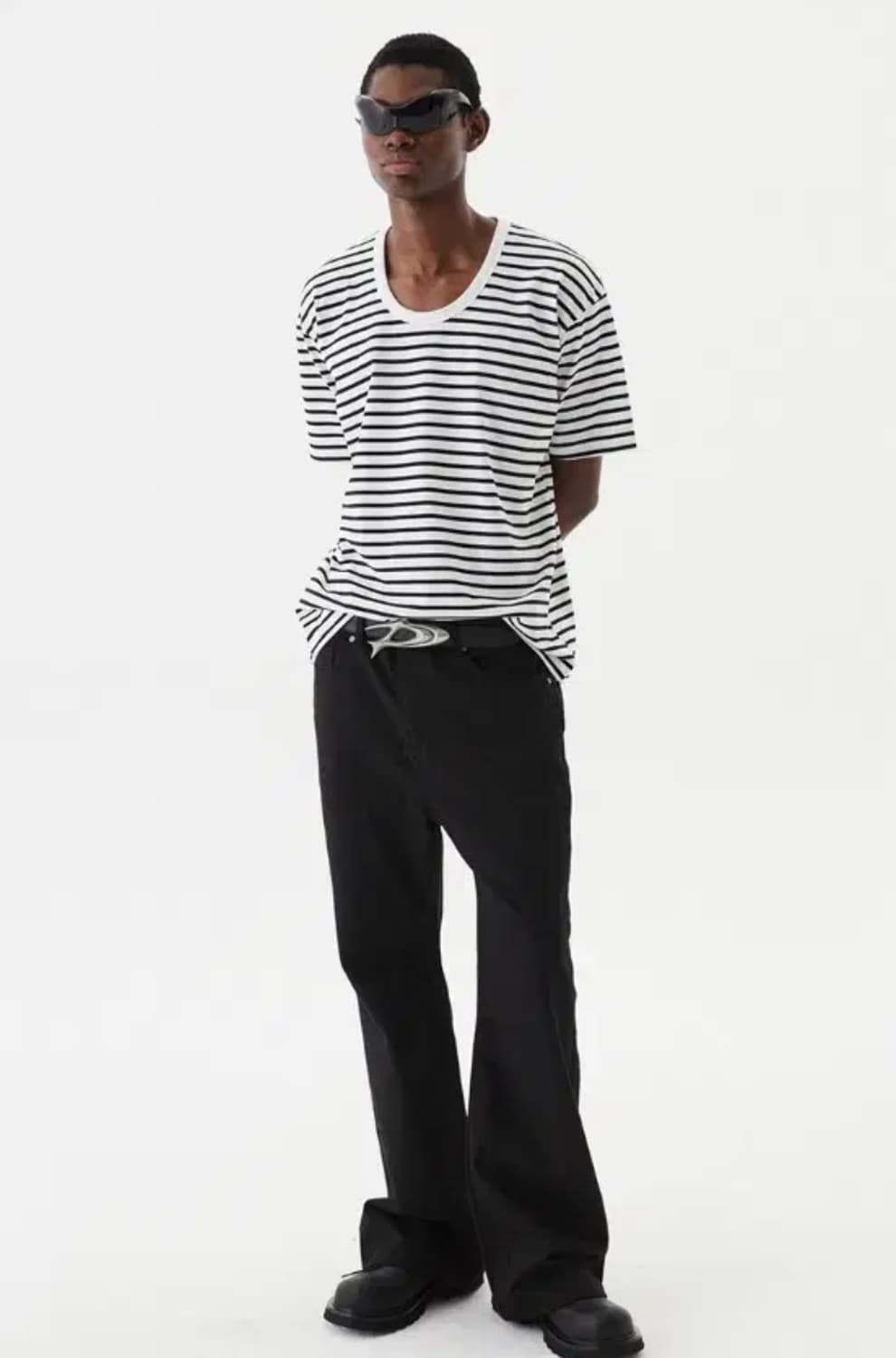 (새상품) DNSR 디앤에스알 시그니처 데님 플레어진 상품이미지2