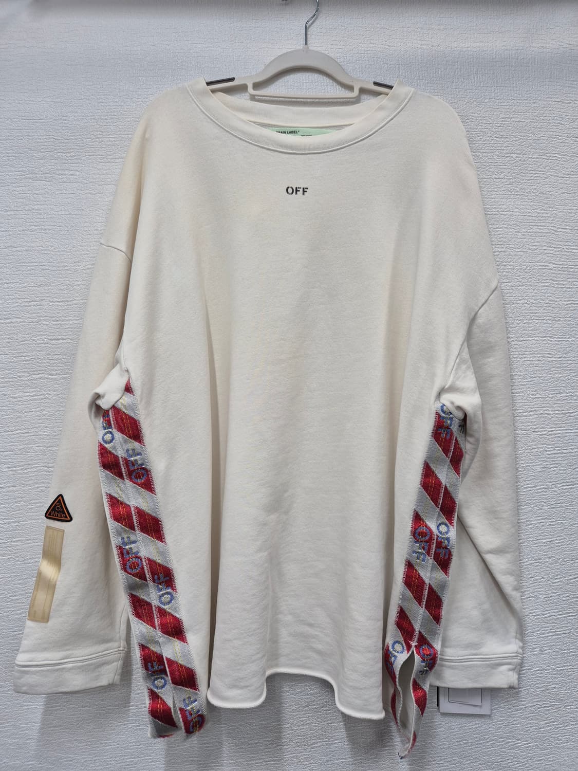 OFF-WHITE 오프화이트 화이트 긴팔 티셔츠 / 105(정품) 상품이미지1