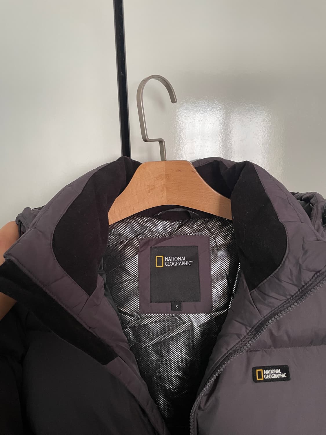 내셔널 지오그래픽 골든몰 덕다운 숏패딩 남녀공용 상품이미지5