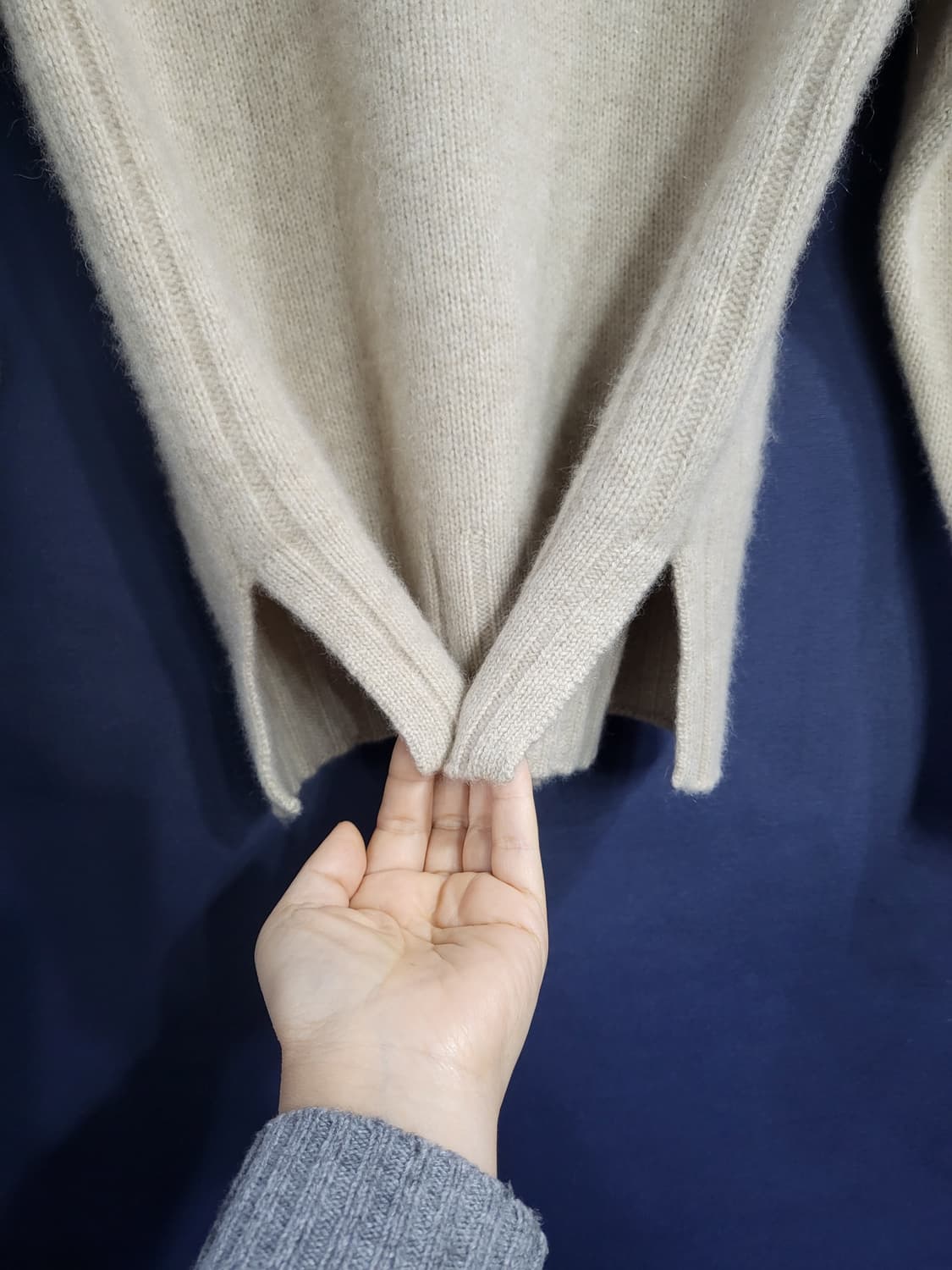 캐시미어100% 터틀넥 상품이미지4