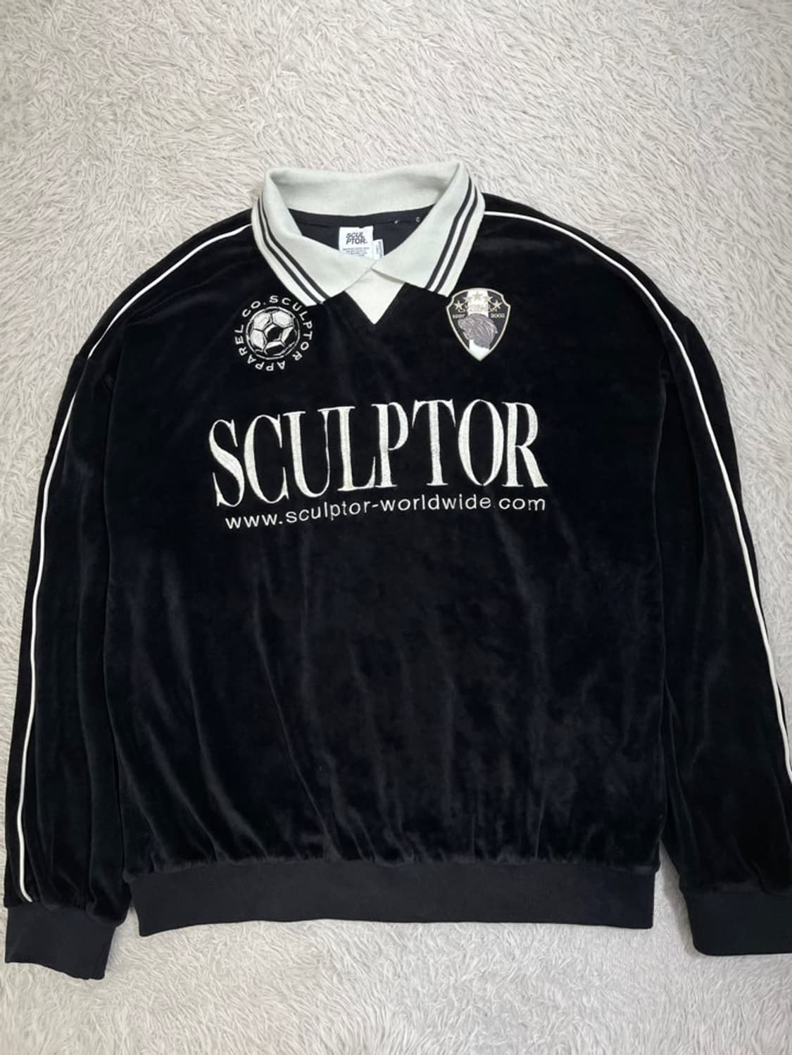 스컬프터 벨루어 롱 슬리브 티셔츠/#2783 상품이미지1