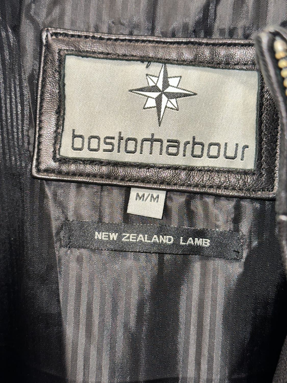 보스턴하버 램스킨 가죽자켓 M 상품이미지4