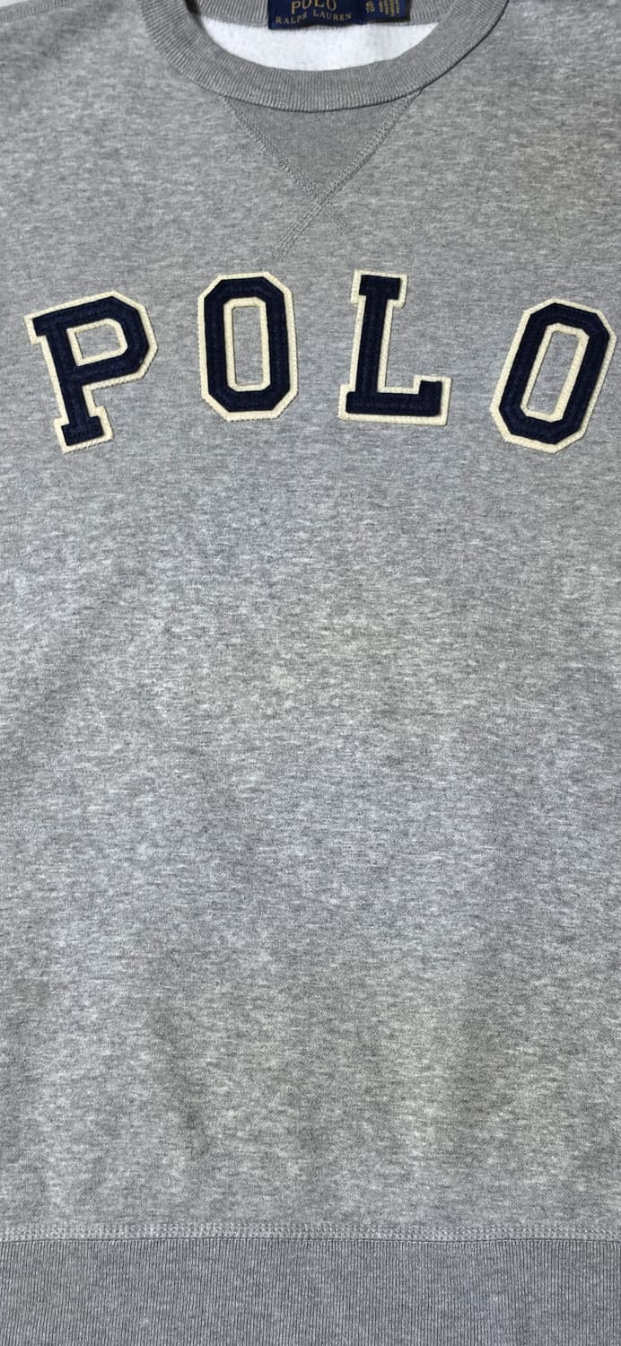 폴로 랄프로렌 그레이 로고 맨투맨 티셔츠 XL 상품이미지5