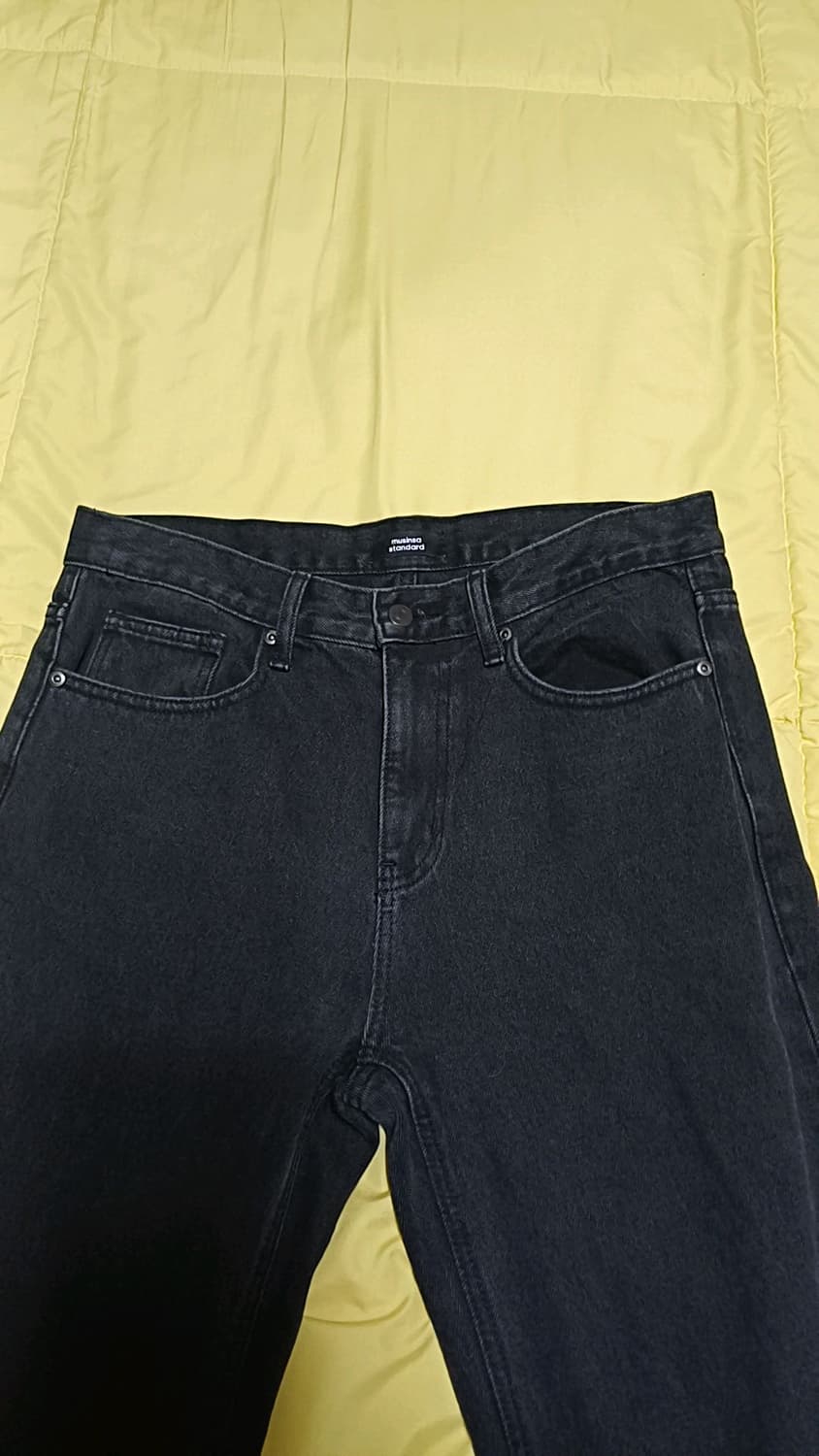 무신사 워시드블랙진 33인치 기장107 상품이미지2