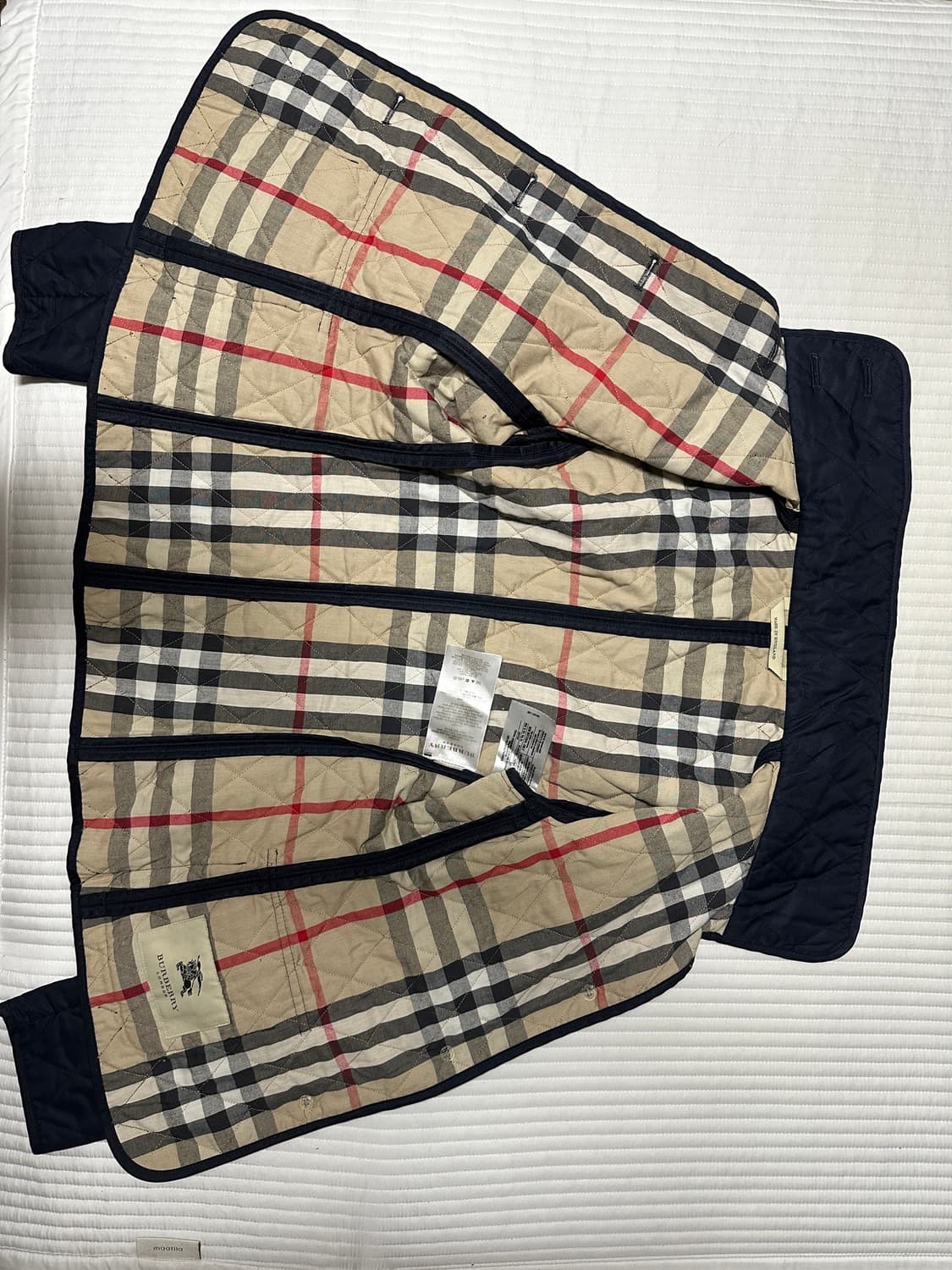 버버리 퀼팅 자켓 (xs) 상품이미지5