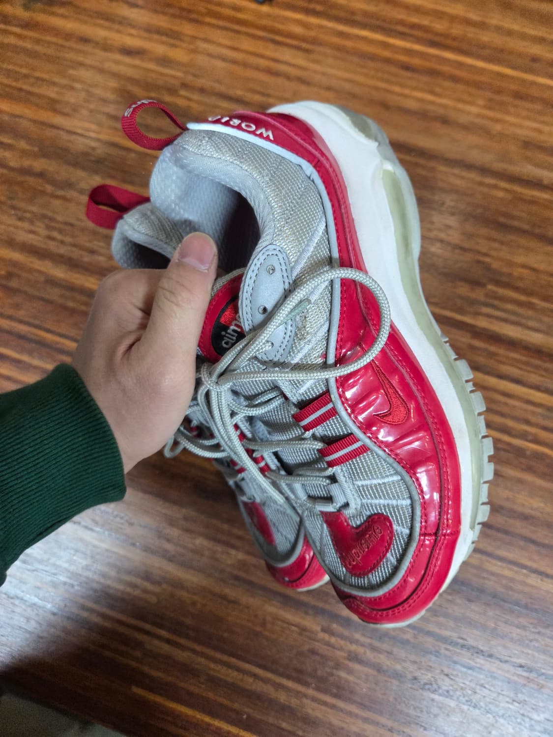 슈프림 나이키 98 바시티 레드 240 상품이미지7