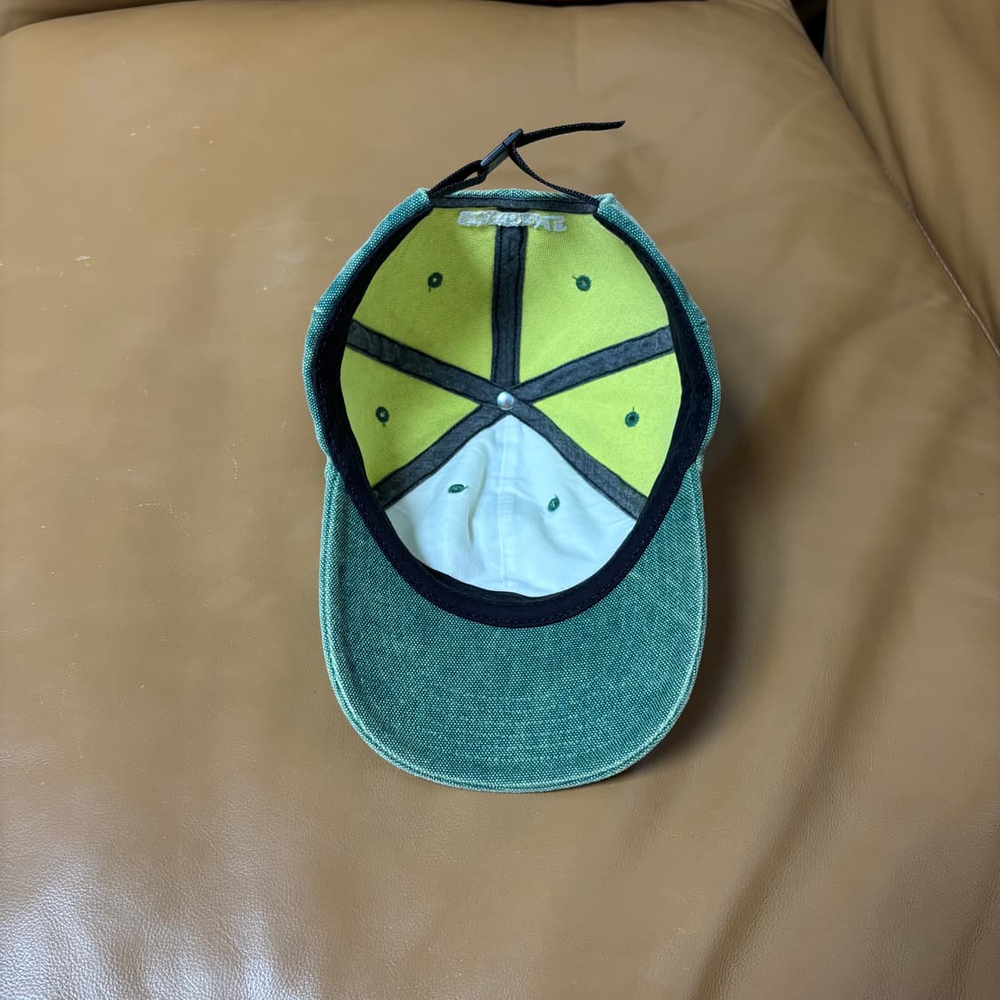 슈프림 6패널 볼캡 모자 스톤 워시드 그린 상품이미지6