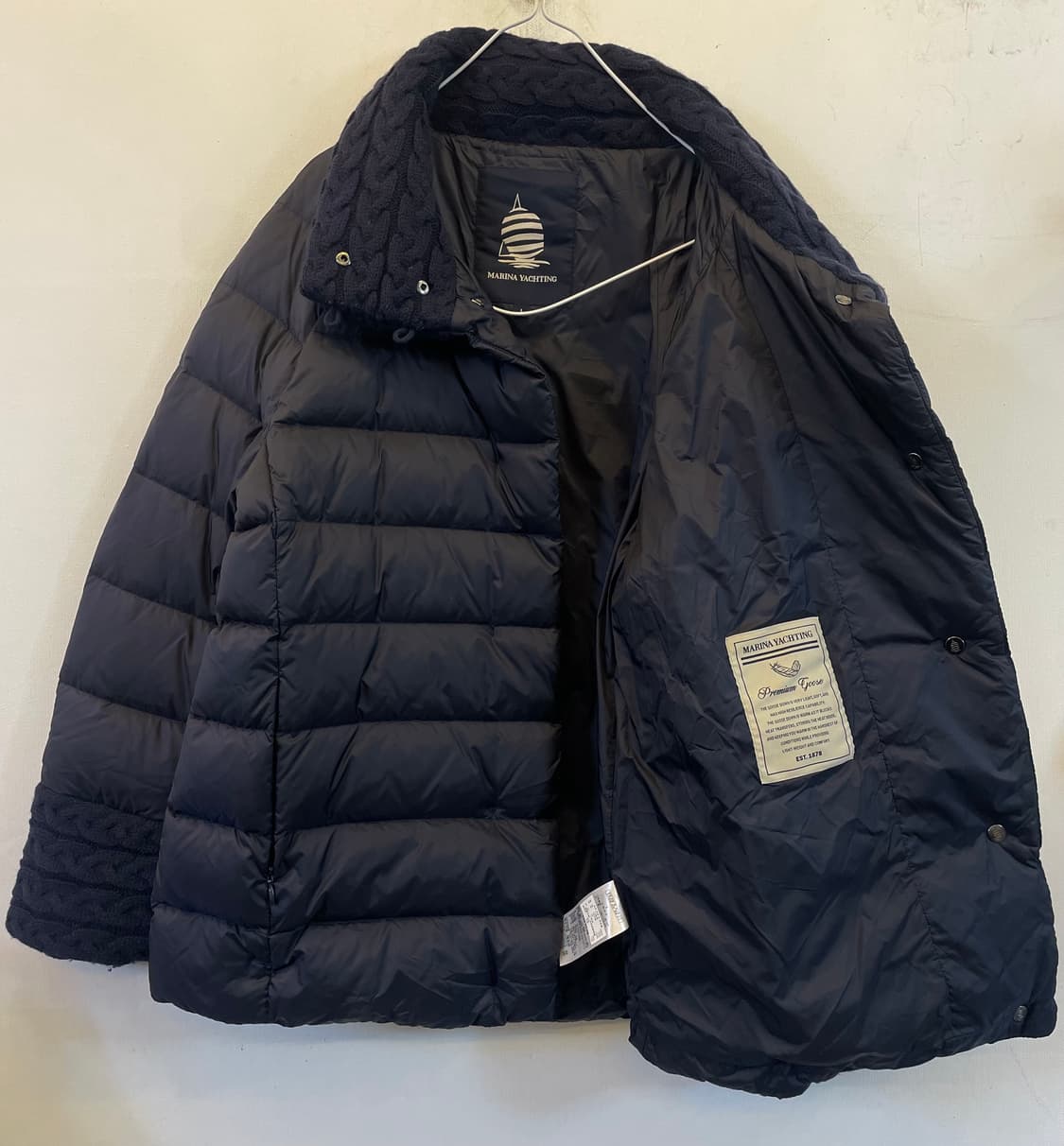 마리나요팅 구스다운패딩 니트패딩:) 구스패딩숏패딩 프리미엄구스다운 상품이미지3