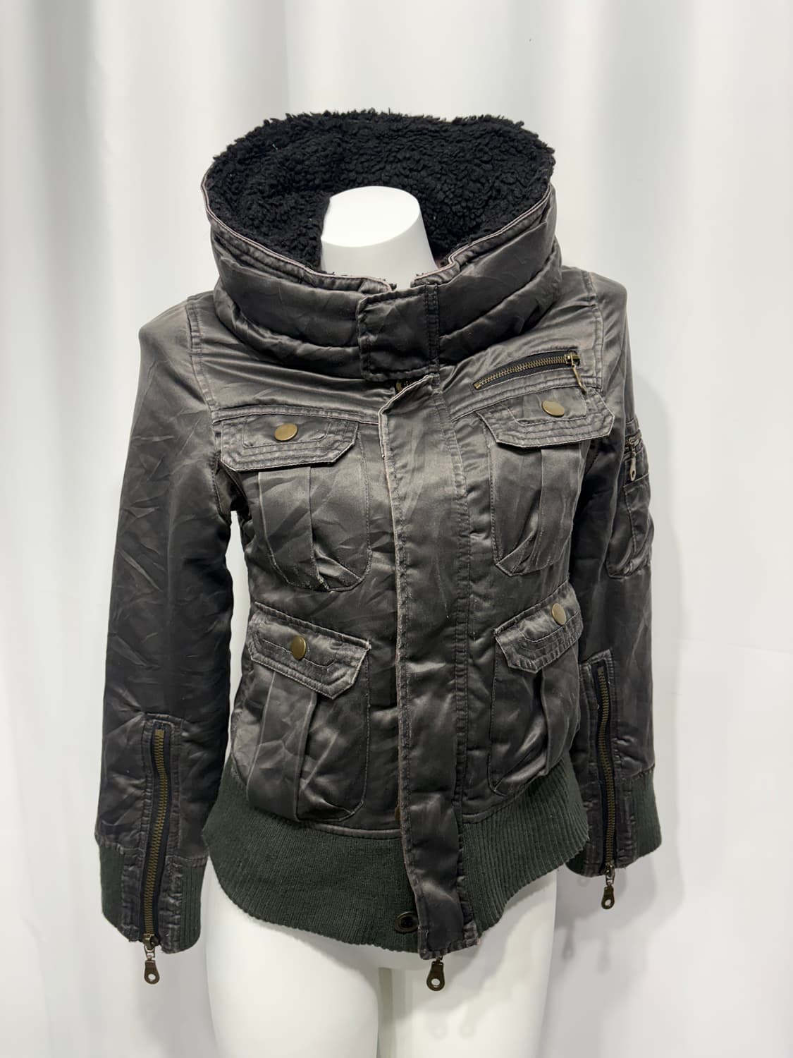 🎸그레이 터틀넥 패딩🎸 상품이미지5