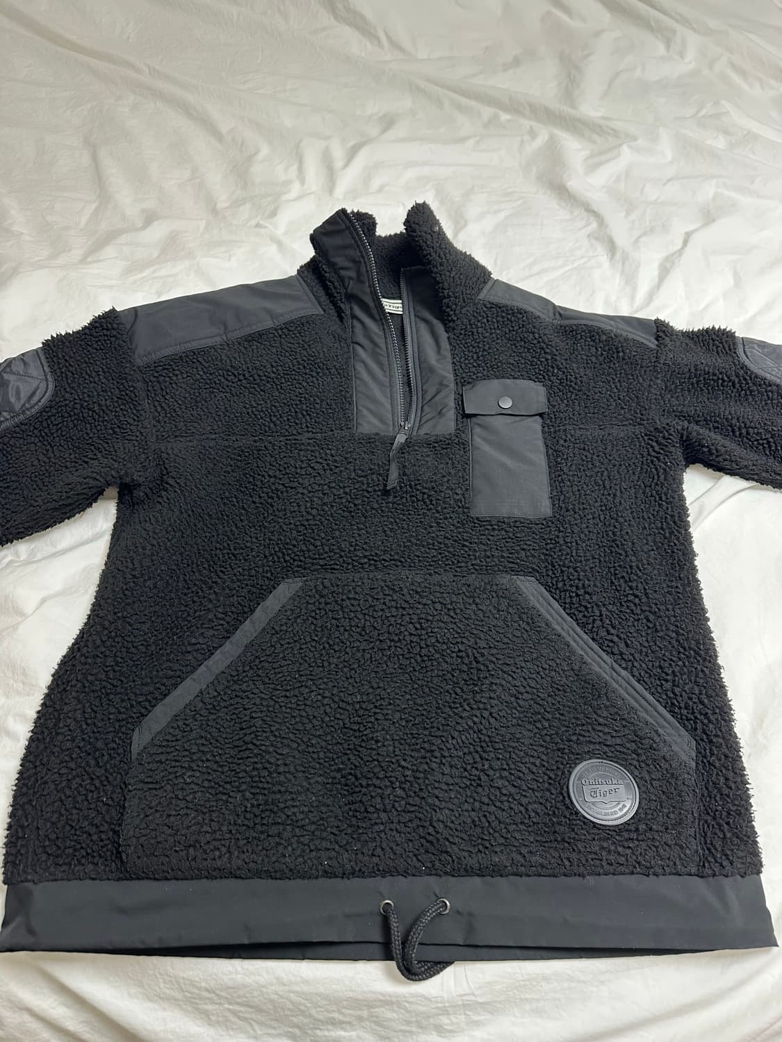  M) 오니츠카타이거 플리스 풀오버 후리스 팝니다 상품이미지3