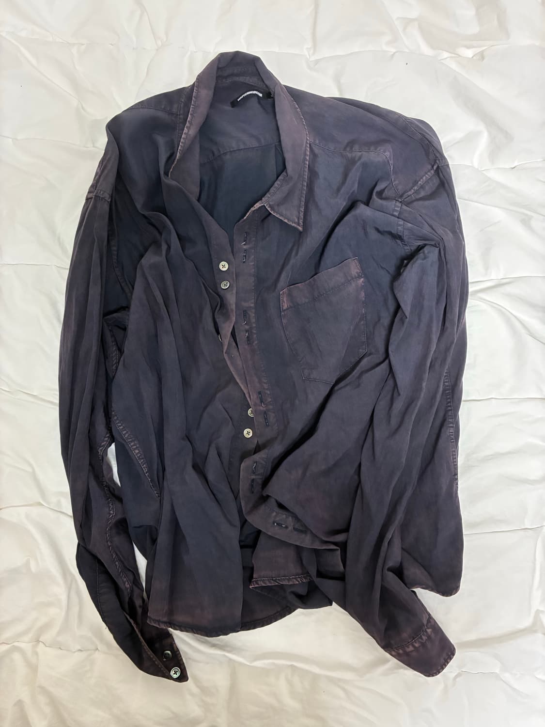 해칭룸 라나셔츠 네이비 상품이미지1