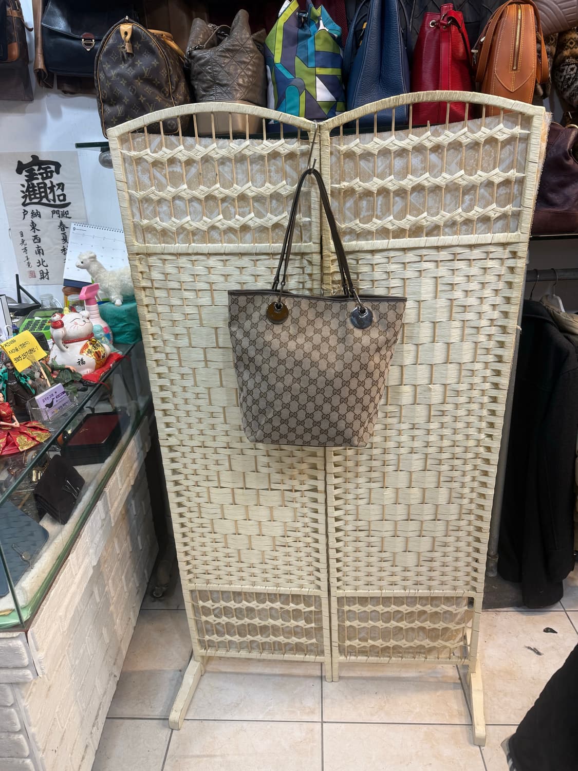 정품 구찌 GG 자가드 쇼퍼백 팝니다 상품이미지1