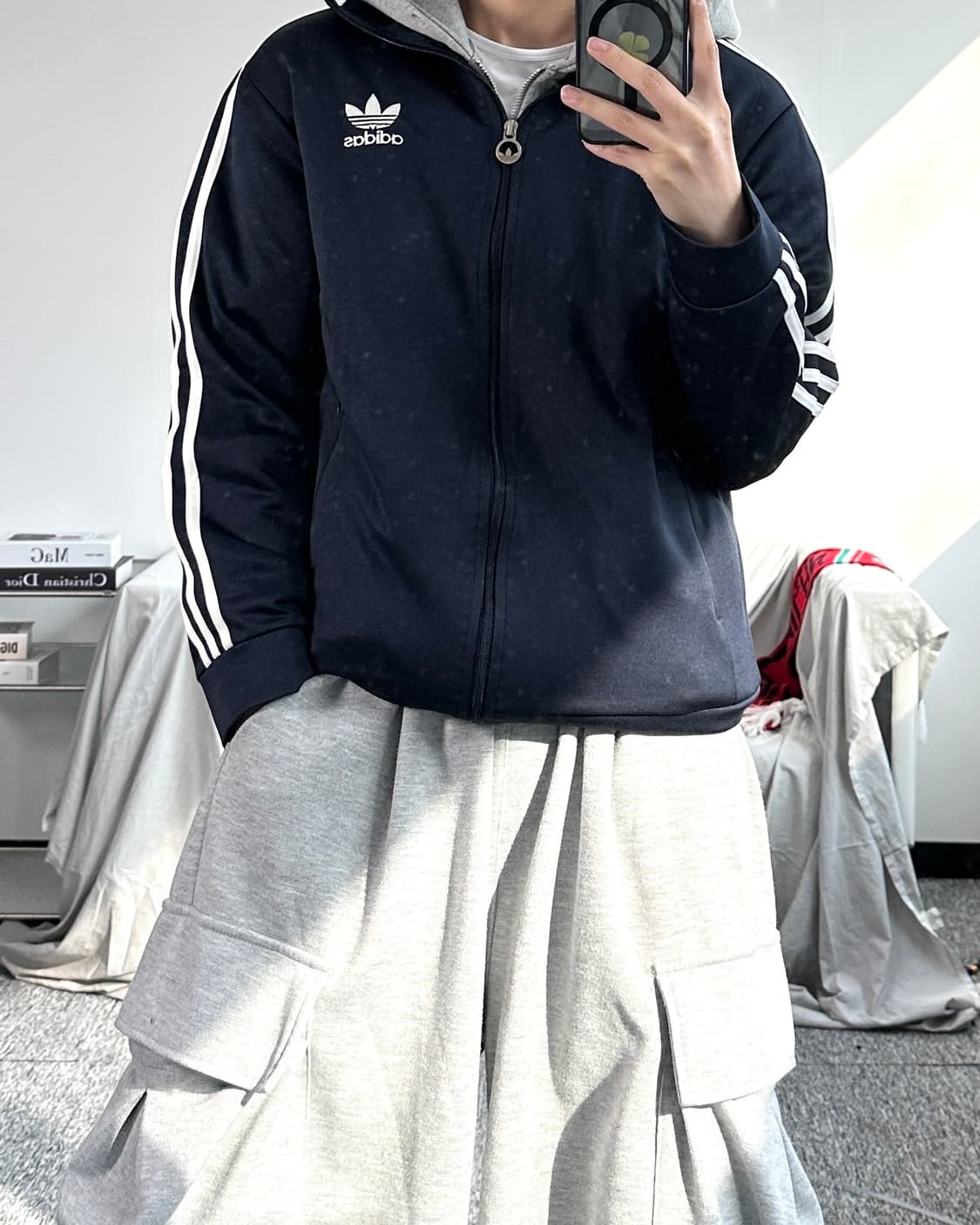 아디다스 네이비 파이어버드 트랙탑 져지 상품이미지3