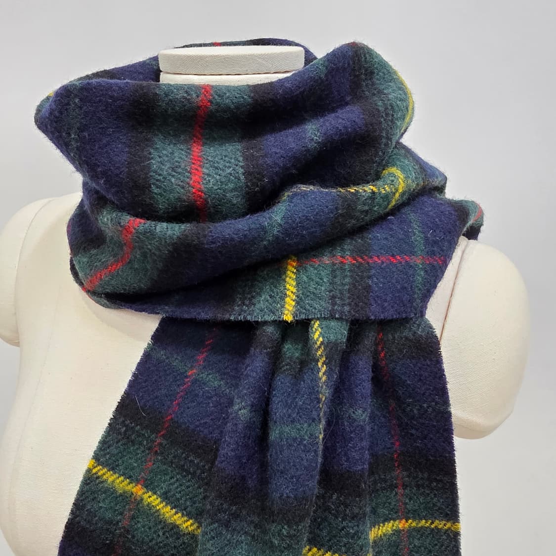 울100% 타탄체크 머플러 상품이미지5