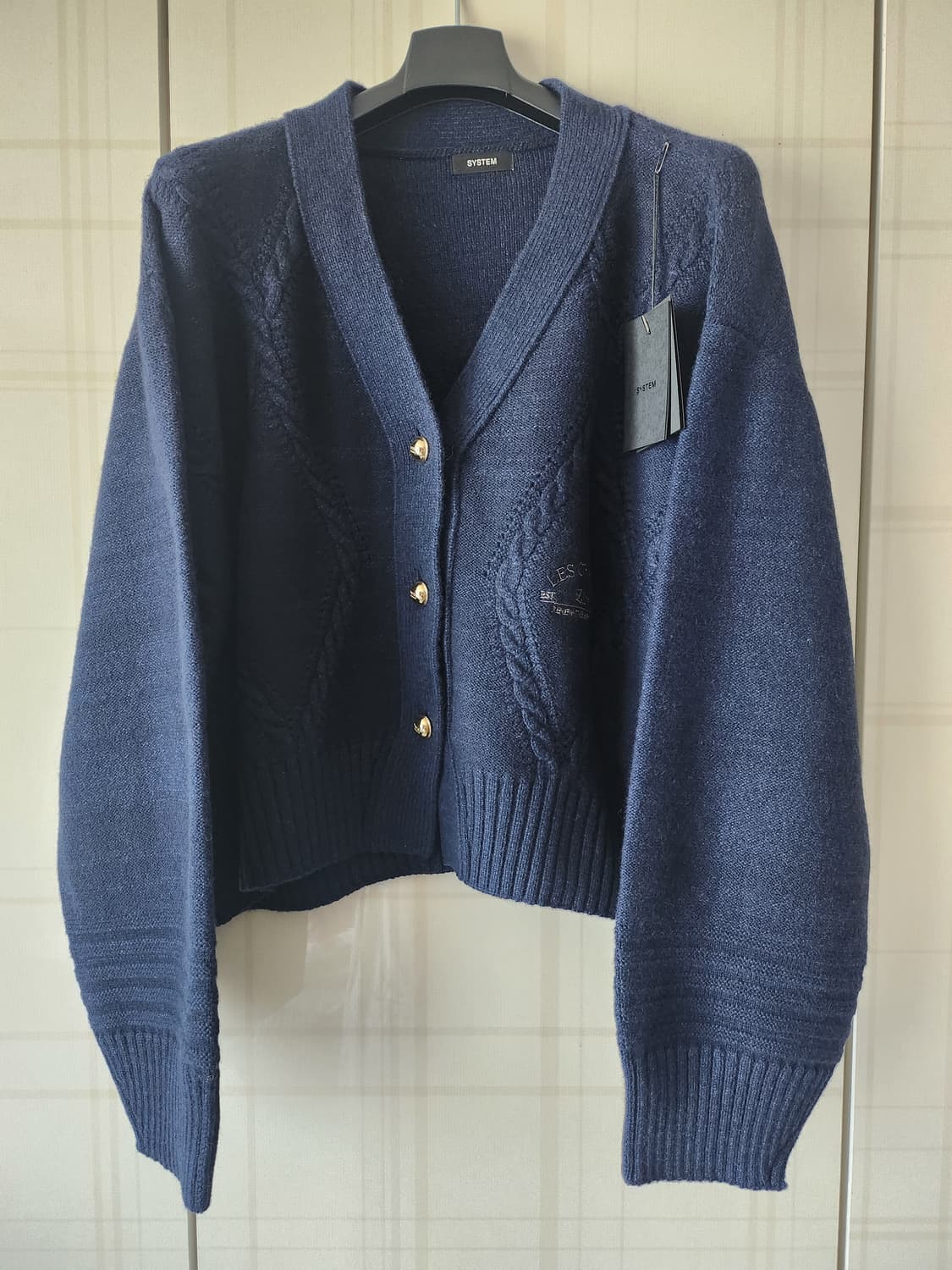 시스템 네이비가디건 상품이미지3