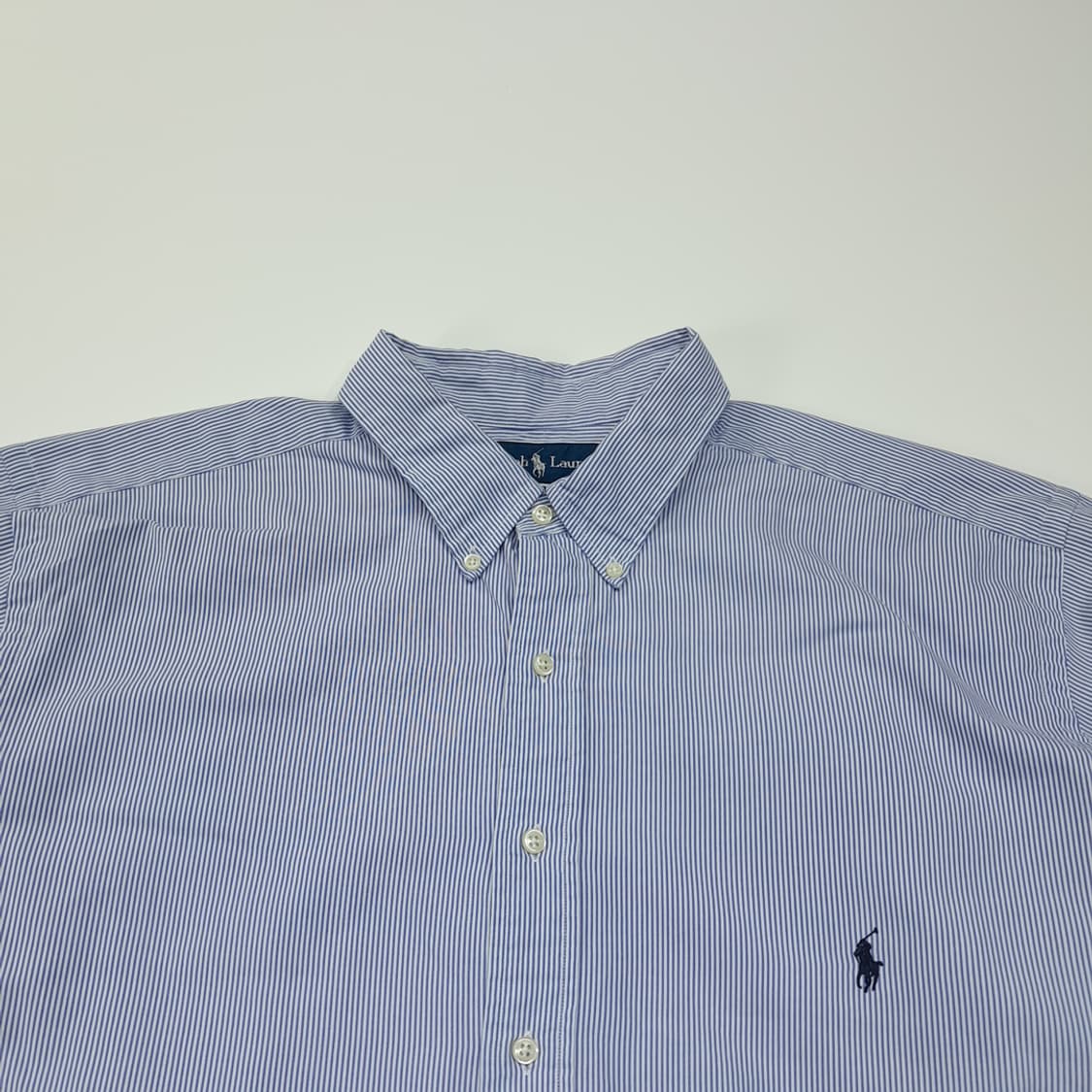 CL778 2XLT 폴로 00s 블루 스트라이프 버튼다운 셔츠 남방 상품이미지2