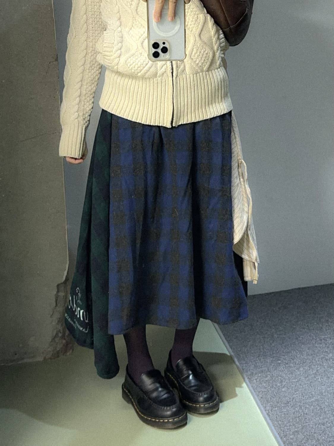 lime.inc multi pattern wrap skirt 상품이미지4