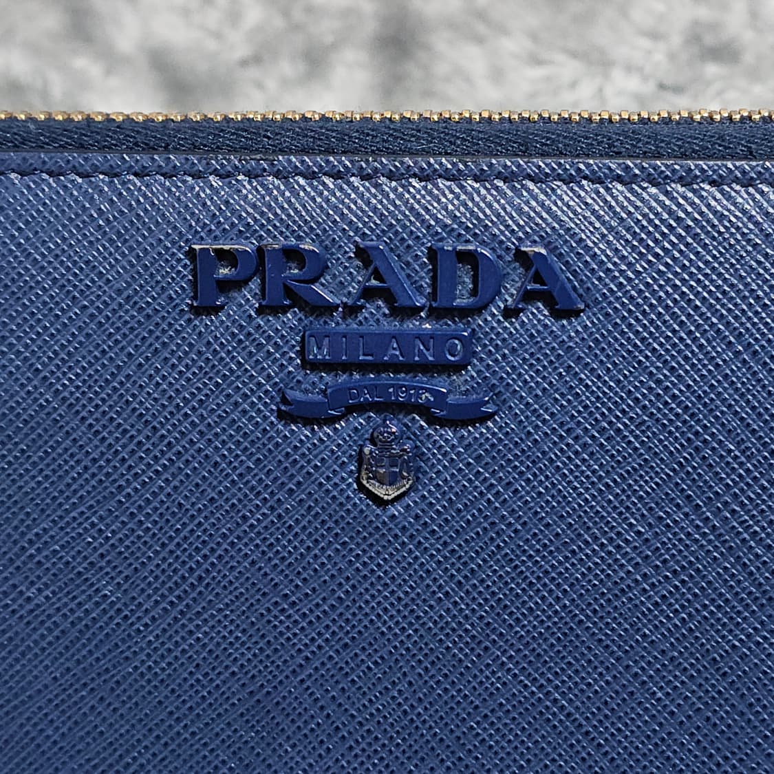 프라다 사피아노 샤인 장지갑 블루 상품이미지5