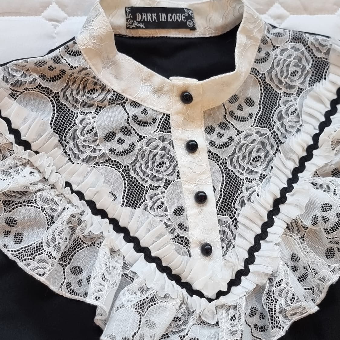 스컬 레이스 고스 원피스 상품이미지5