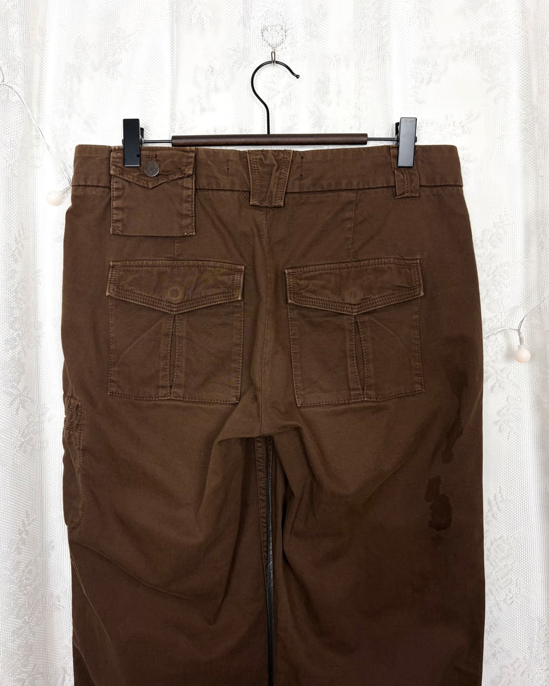 J.CREW brown cotton cargo pants 상품이미지5