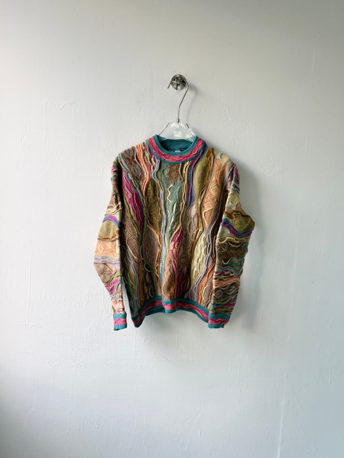 림노스 멀티 컬러 케이블 스웨터 상품이미지3