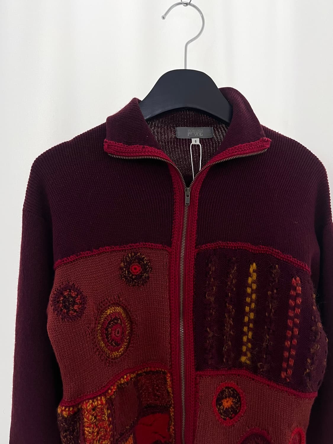 vintage knit zip up  상품이미지2