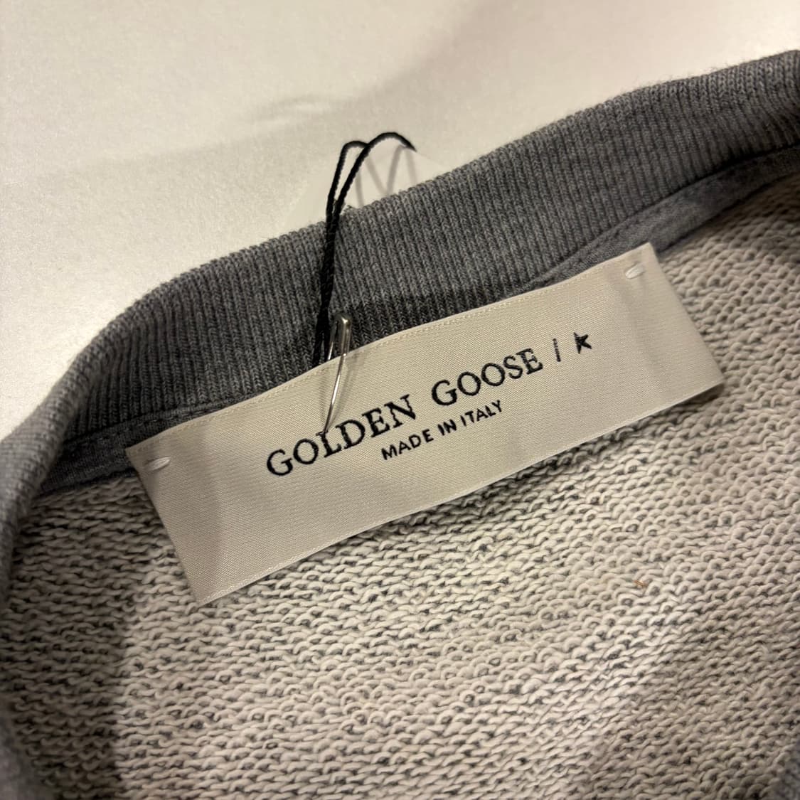 [S] 골든구스 회색 맨투맨 티셔츠 B405 상품이미지5