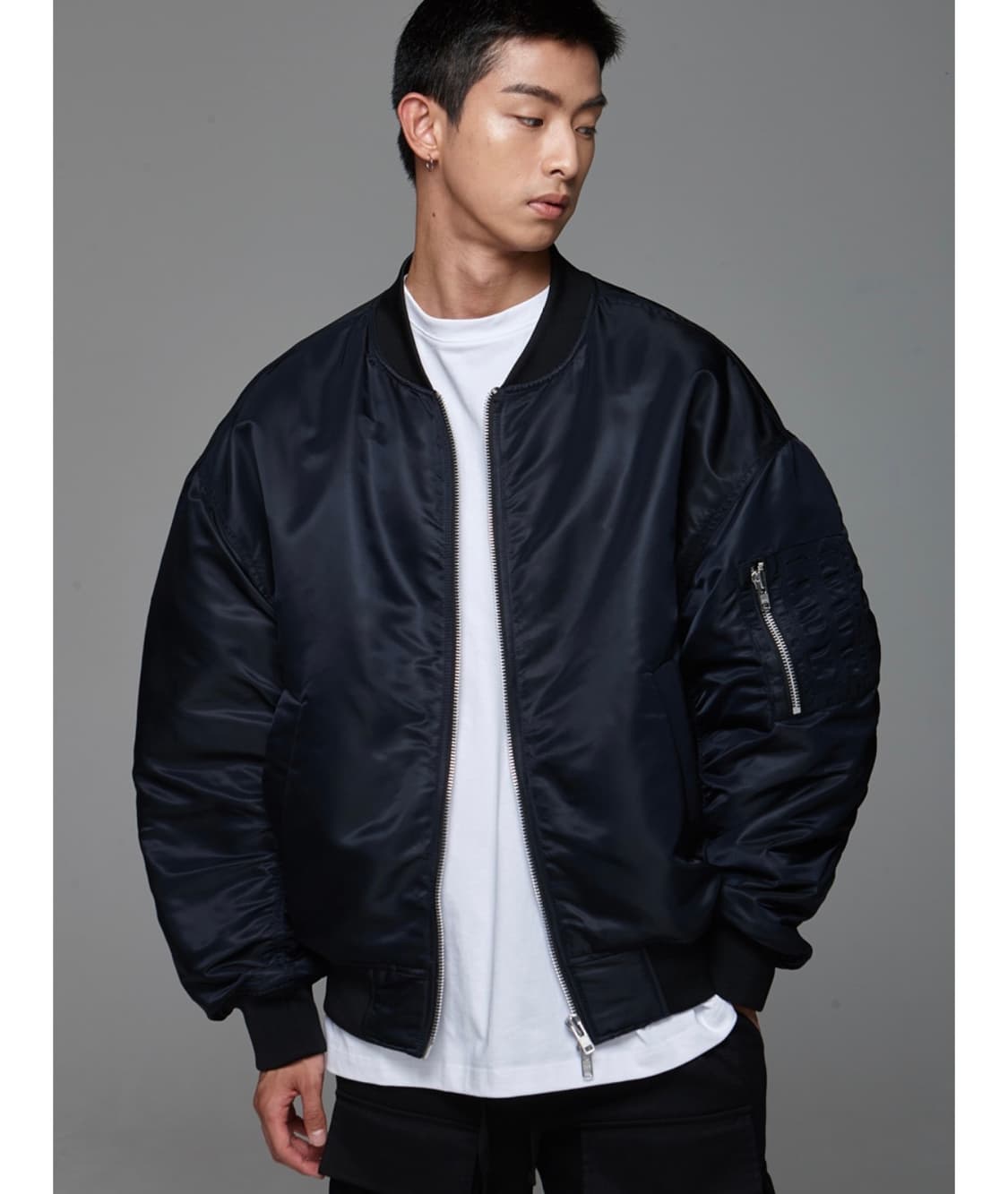 인터섹션  디테처블 MA-1 마원 블루종 자켓 1사이즈 상품이미지1