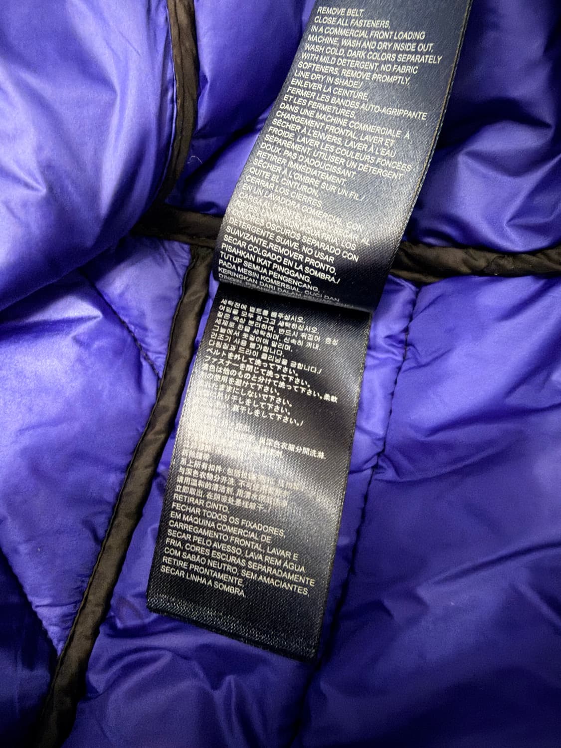 타미힐피거 거위털 경량패딩 점퍼 블랙 XS 상품이미지9