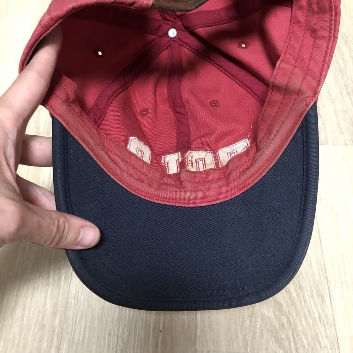 (OS) 00's 폴로 랄프로렌 POLO 레더 스트랩 스펠로고 볼캡 상품이미지7