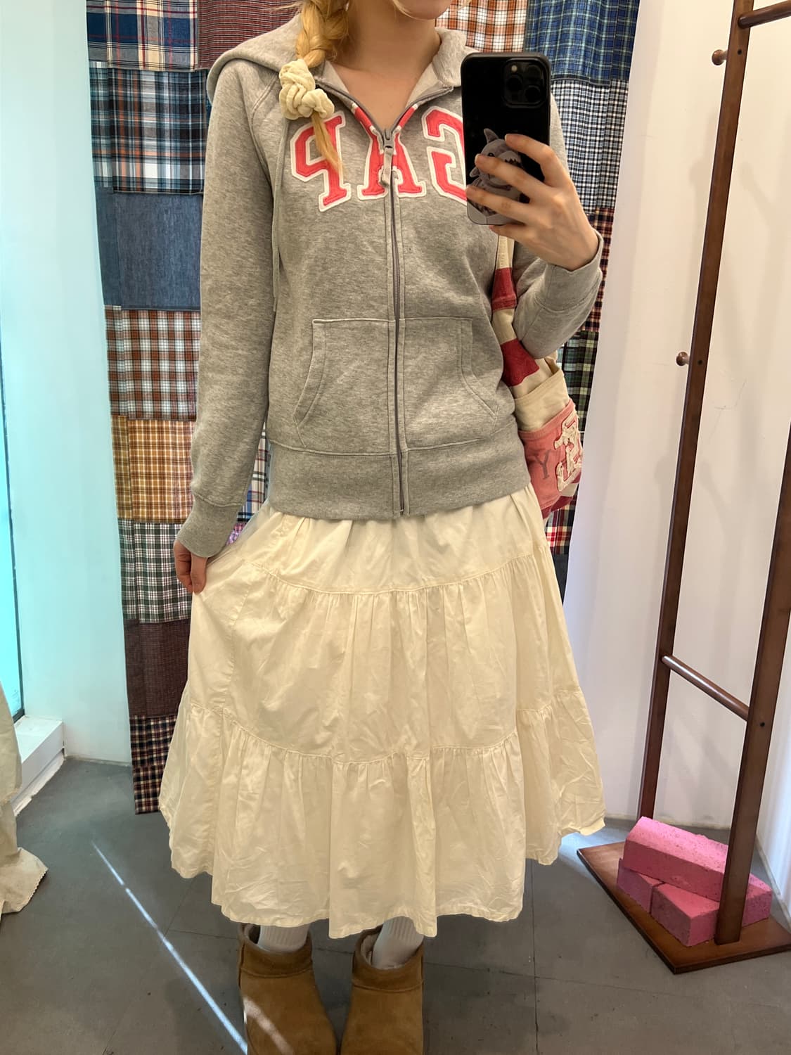 갭 그레이 후드집업 상품이미지2