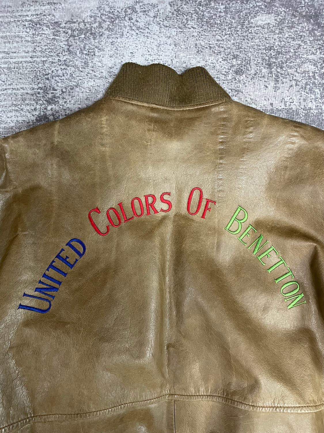 91년 생산 베네통 A2타입 가죽자켓 상품이미지9