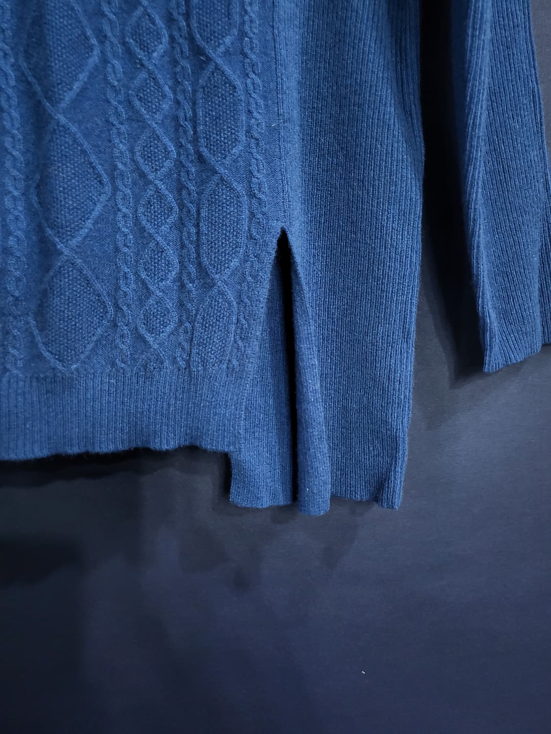 주느세콰 캐시미어100% 케이블니트 상품이미지3